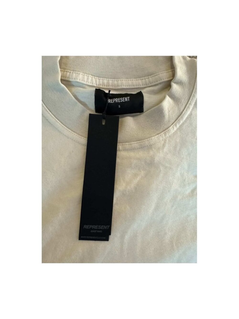 Represent Decade of Speed Cream T-Shirt Black Orange Logo Size S - Picture 3 of 3